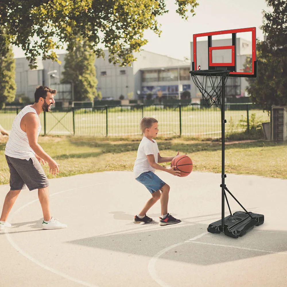 (Net) Adjustable Kids' Basketball Hoop Set - Portable Outdoor Game Toy