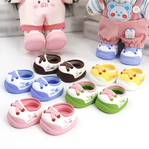 niannyyhouse 20cm Plush Doll Animal Print Shoes Length 4.9cm 8in Stuffed Toy Dressup Gift