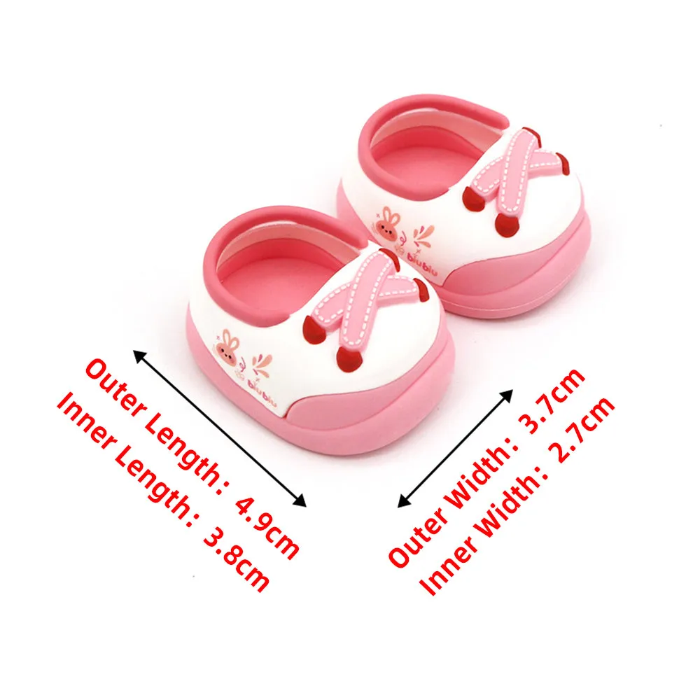 niannyyhouse 20cm Plush Doll Animal Print Shoes Length 4.9cm 8in Stuffed Toy Dressup Gift