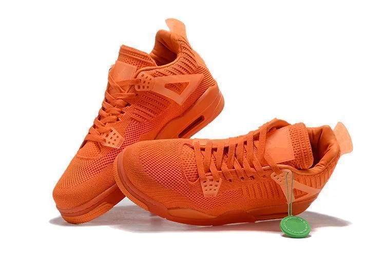 Nike Air Jordan 4 Flyknit 'Total Orange' Basketball Men !!! CYBER MONDAY SALE !!!