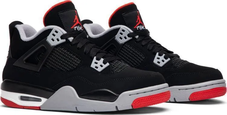 Nike Air Jordan 4 Retro 'Bred' 2019 Basketball Men !!! CYBER MONDAY SALE !!!