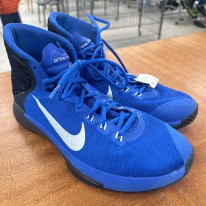 Nike Blue High-Top Basketball Shoes: blue-men-11