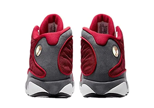 Nike Men's Air Jordan 13 Retro Red Flint, Gym Red/Flint Grey/White/Black, 10