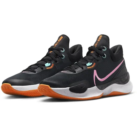 Nike Men's Renew Elevate 3 Shoes - Black /Anthracite / Brilliant Orange / Pink Spell