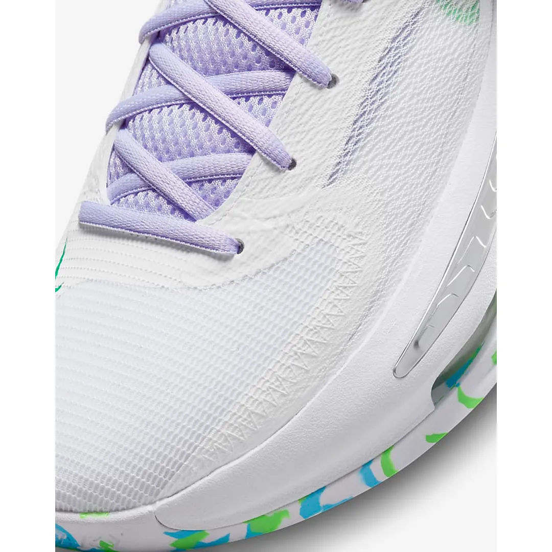 Nike Men's Zoom Freak 4 Shoes - White / Black / Stadium Green / Oxygen Purple