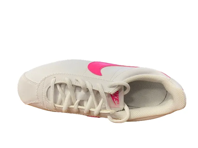 Nike scarpa sneakers da ragazza Cortez GS 749502 106 bianco-rosa