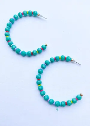 Playa Hoops-Turquoise