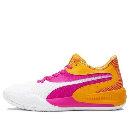 Puma Men's Dunkin Donuts Iced Coffee Day Shoes - White / Pink Glow / Orange