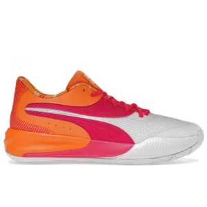 Puma Men's Dunkin Donuts Iced Coffee Day Shoes - White / Pink Glow / Orange