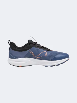 Puma Redeem Pro Trail Men Running Shoes Ink Blue/Neon/Black