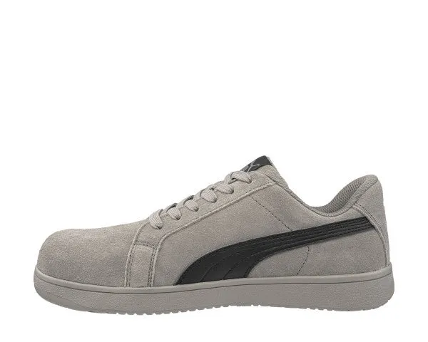 Puma Women's 640355 Iconic Stone Suede Low Composite Safety Toe Metal Free Work Shoes