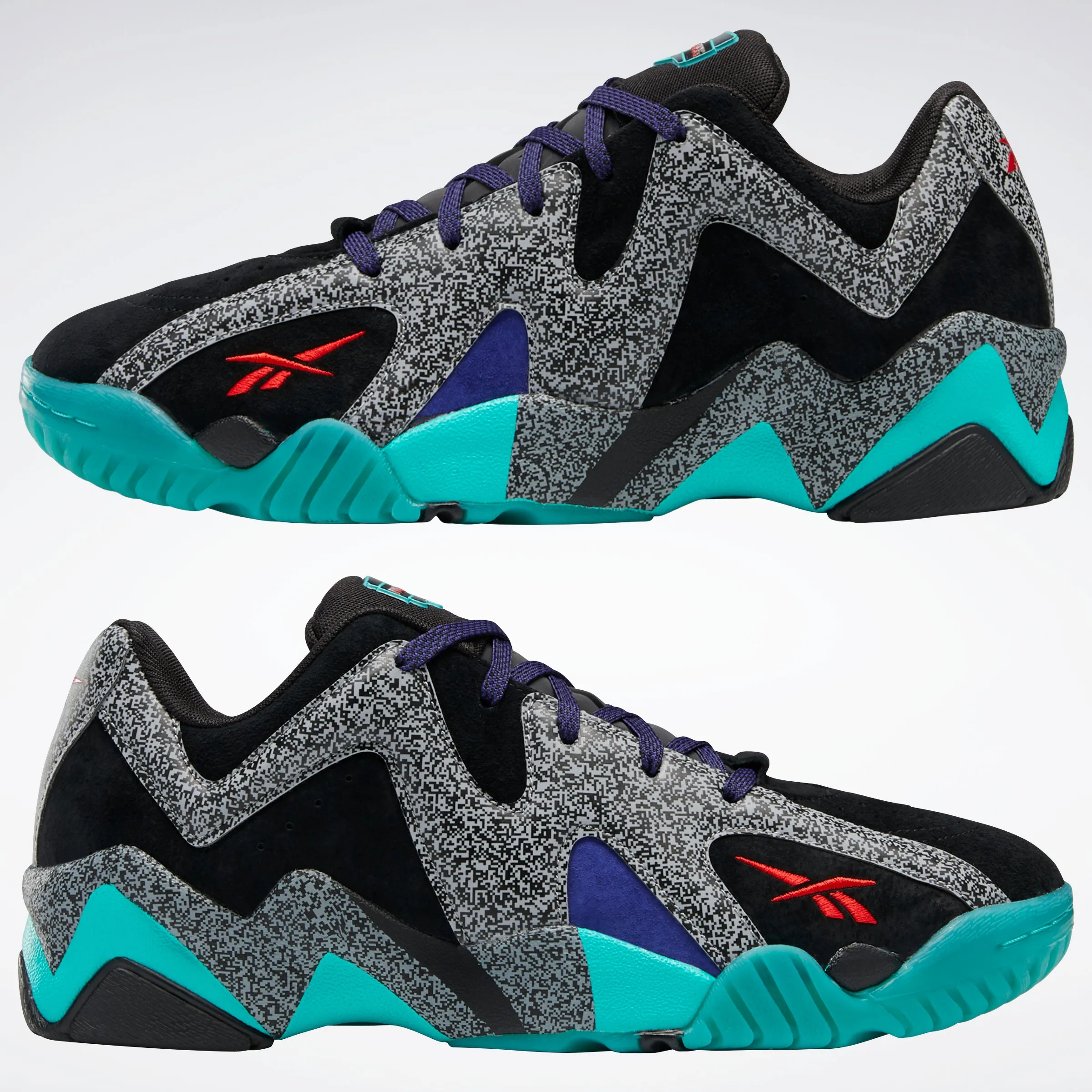 Reebok Footwear Men Nice Kicks Kamikaze Ii Low Shoes Black/Vecred/Pugry3