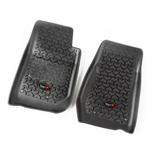 Rugged Ridge Floor Liners Front Black 14-18 Jeep Wrangler