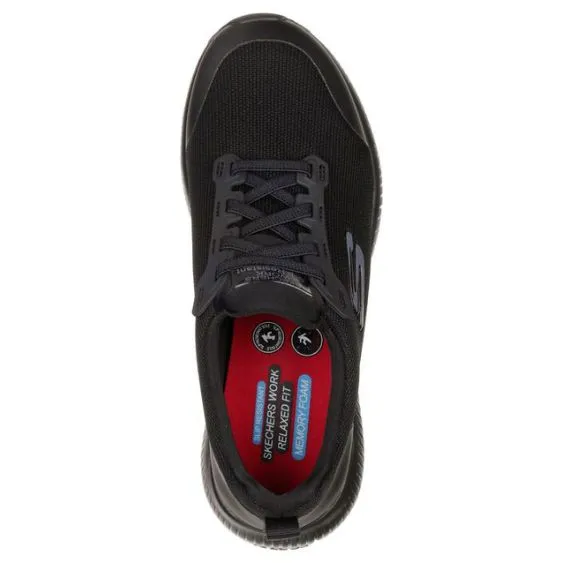 Skechers "WorkWear" Squad SR Black Trainer Shoe