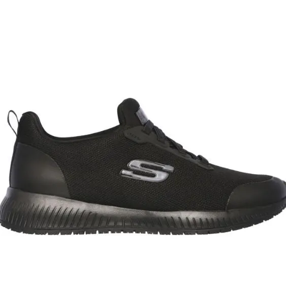 Skechers "WorkWear" Squad SR Black Trainer Shoe