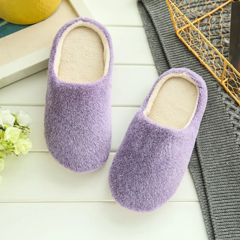 Slippers Women 2022 Indoor House plush Soft Cute Cotton Slippers Shoes Non-slip Floor Home Slippers Women Slides For Bedroom