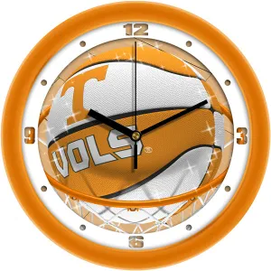 Tennessee Volunteers Wall Clock - Basketball Slam Dunk