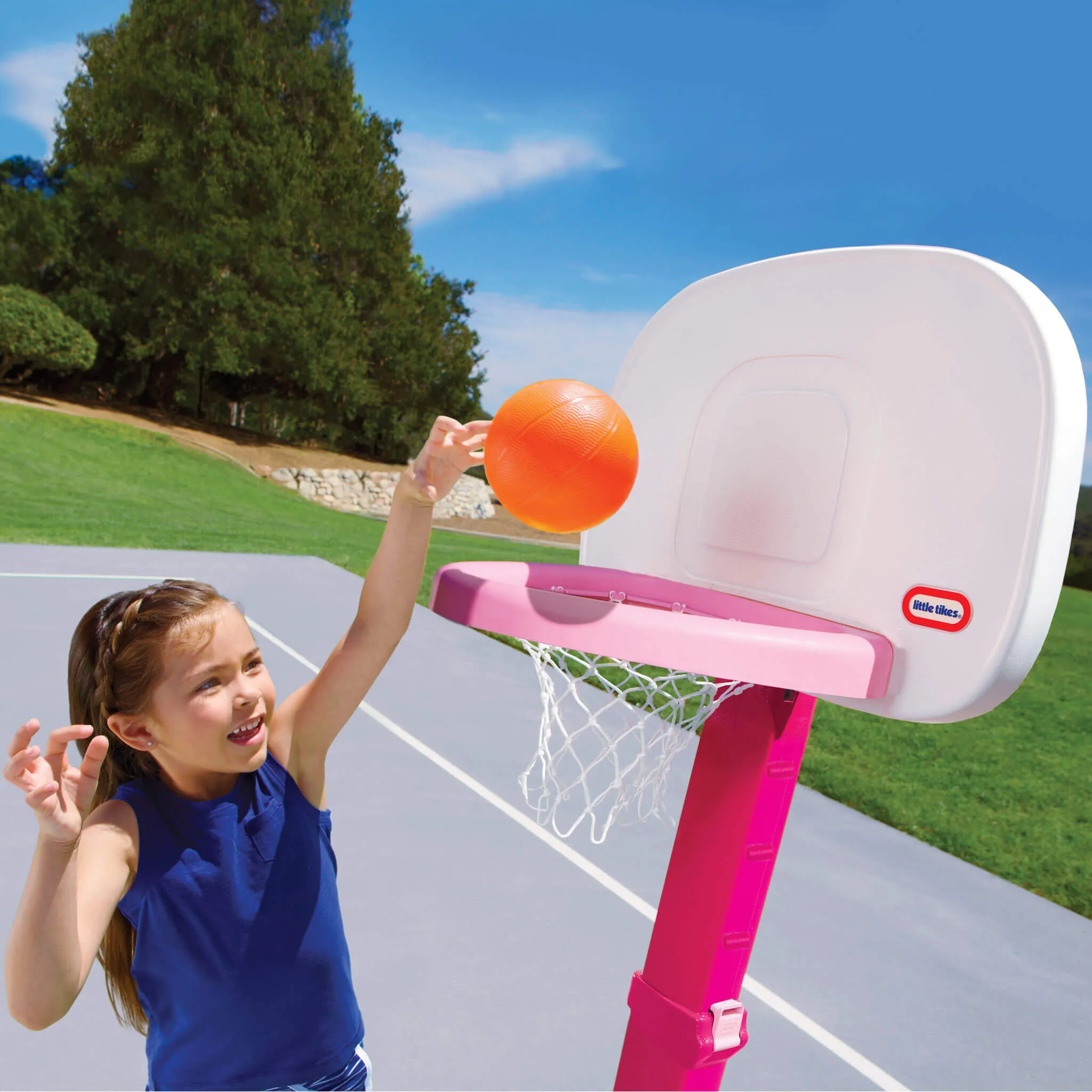 TotSports™ Easy Score Basketball Set - Pink