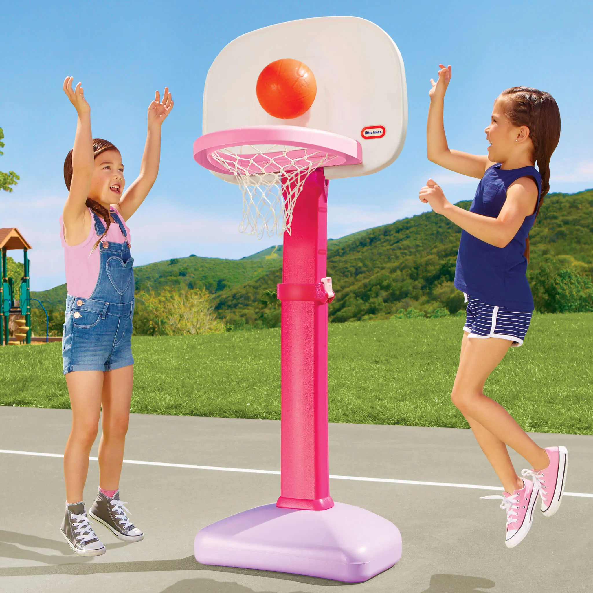 TotSports™ Easy Score Basketball Set - Pink