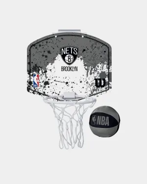 Wilson Brooklyn Nets NBA Team Mini Hoop Multi-coloured